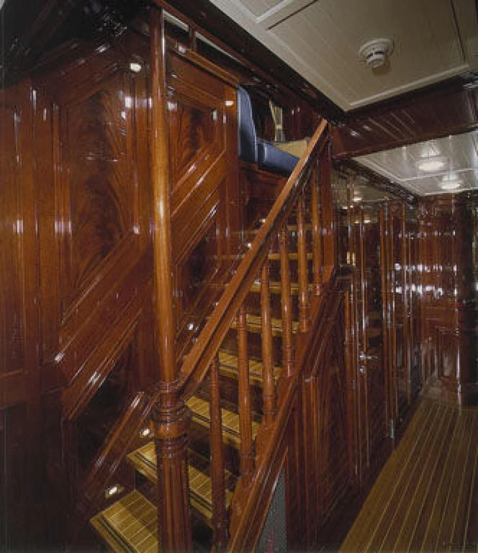 a close-up of a server room aboard RANGER Yacht for Sale