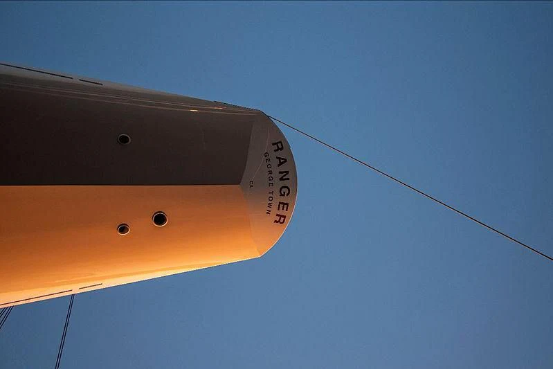 a close-up of a light aboard RANGER Yacht for Sale
