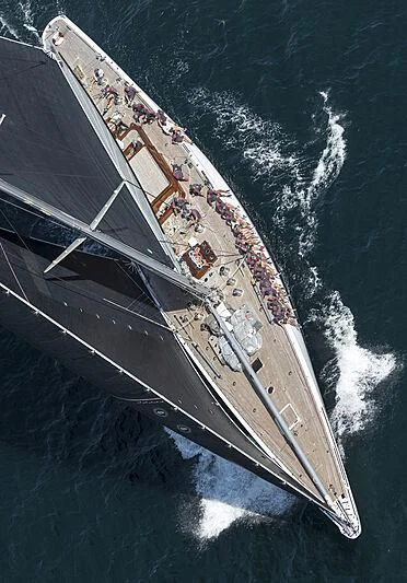 a high angle view of a boat aboard RANGER Yacht for Sale
