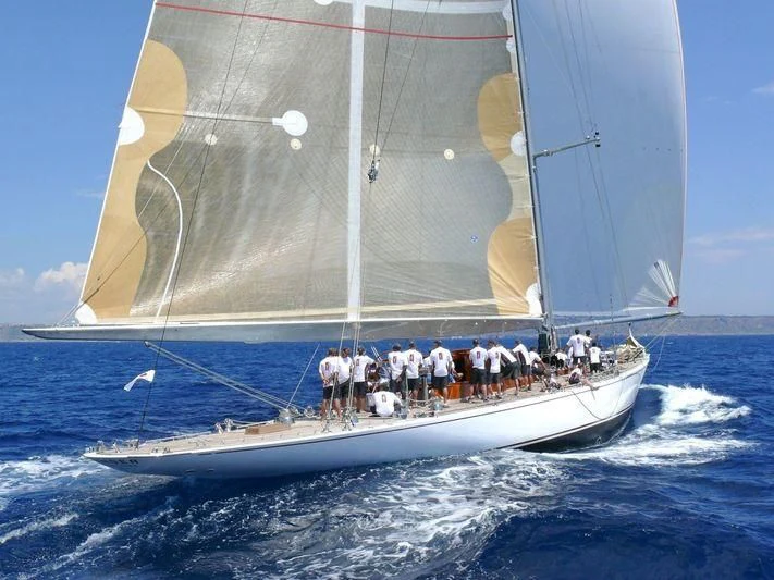 a group of people on a sailboat aboard RANGER Yacht for Sale