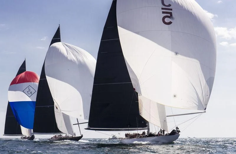 a group of sailboats on the water aboard RANGER Yacht for Sale