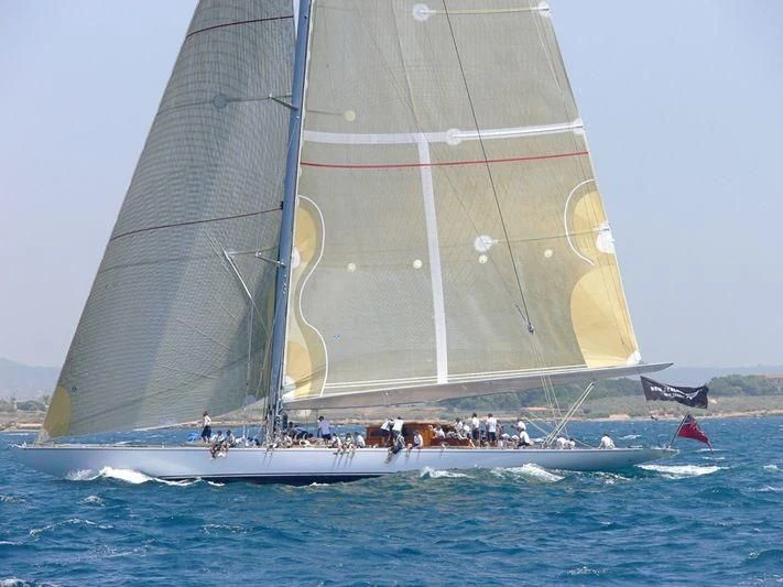 a group of people sailing on a sailboat aboard RANGER Yacht for Sale