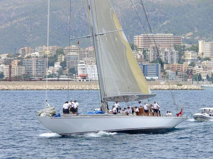 a group of people on a sailboat aboard RANGER Yacht for Sale