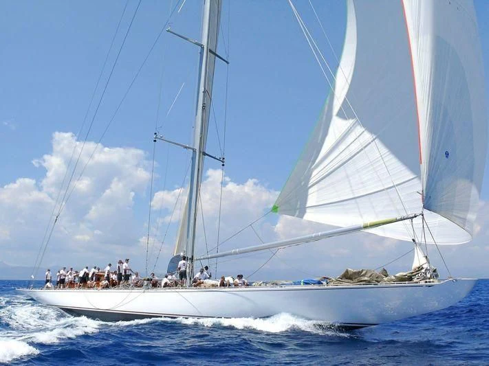 a boat with people on it aboard RANGER Yacht for Sale