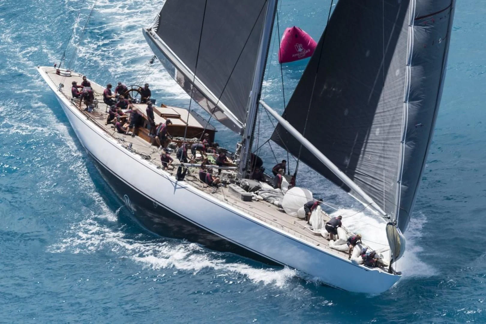 a group of people on a sailboat aboard RANGER Yacht for Sale