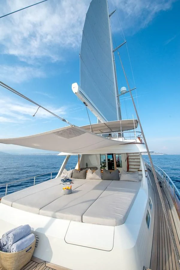 a boat on the water aboard AVENTURA Yacht for Sale