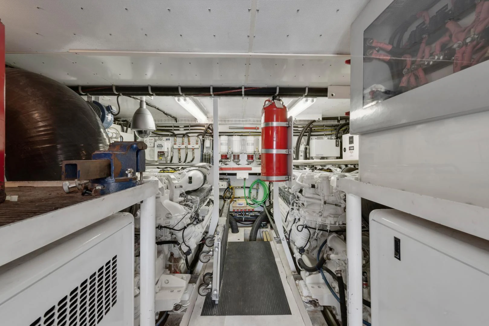 a room with machinery aboard CLEW LESS Yacht for Sale