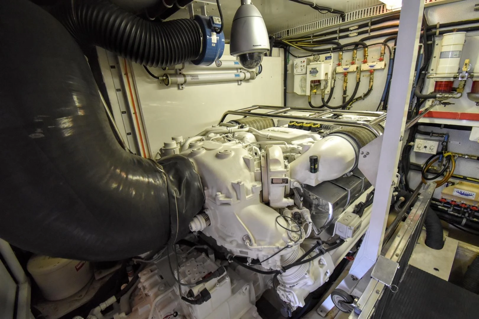 a close-up of a machine aboard CLEW LESS Yacht for Sale