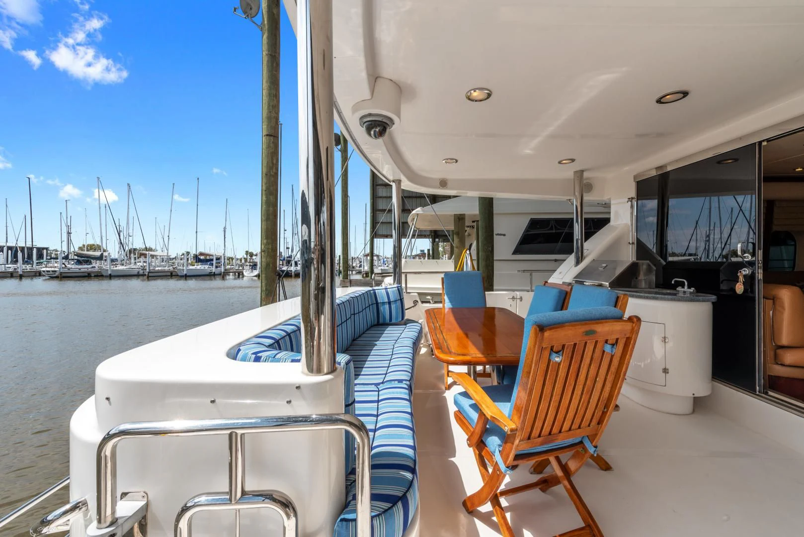a boat on the water aboard CLEW LESS Yacht for Sale