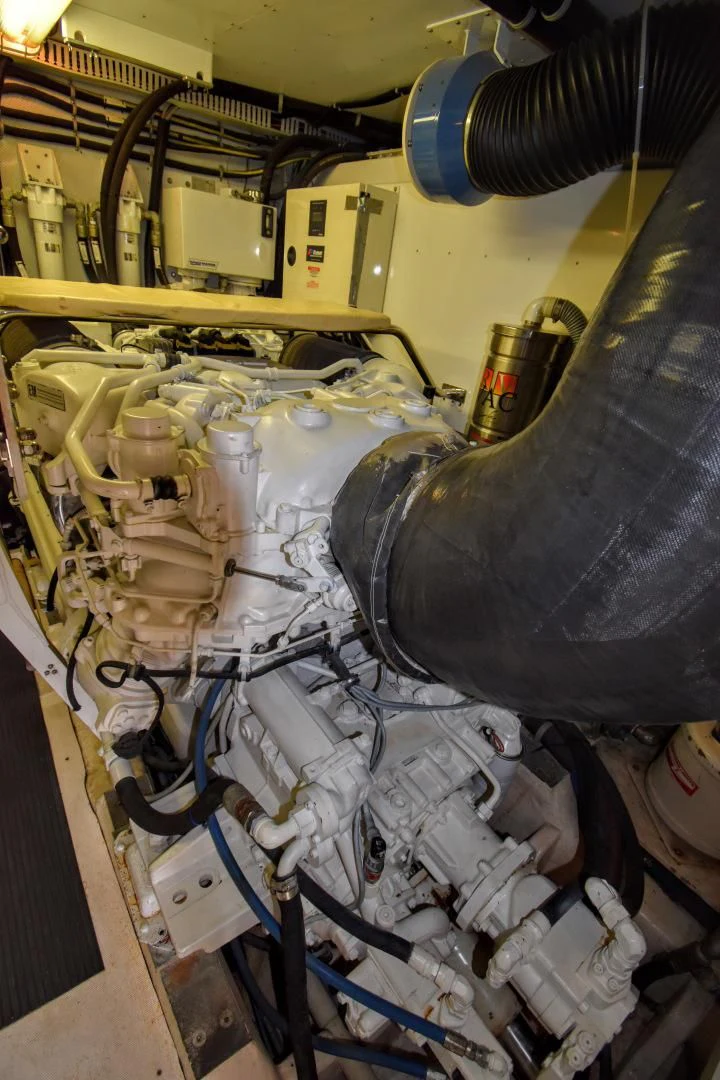 a machine with wires aboard CLEW LESS Yacht for Sale