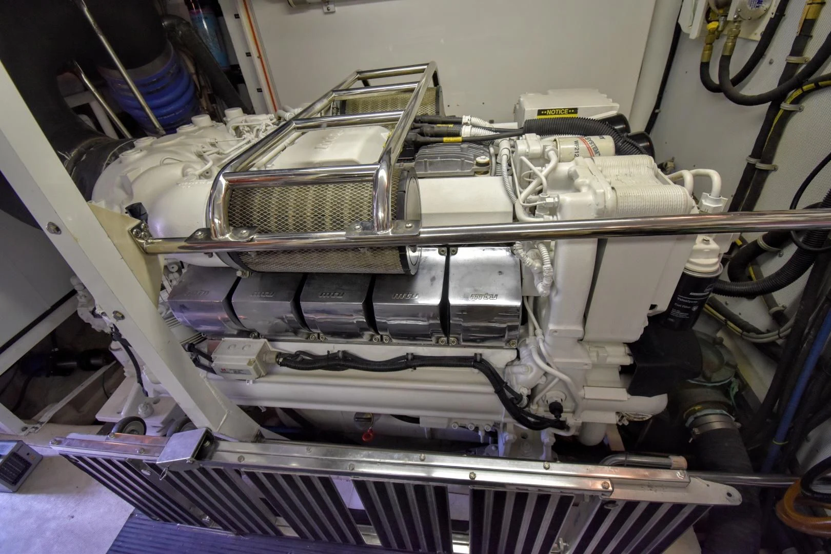 a close-up of a machine aboard CLEW LESS Yacht for Sale