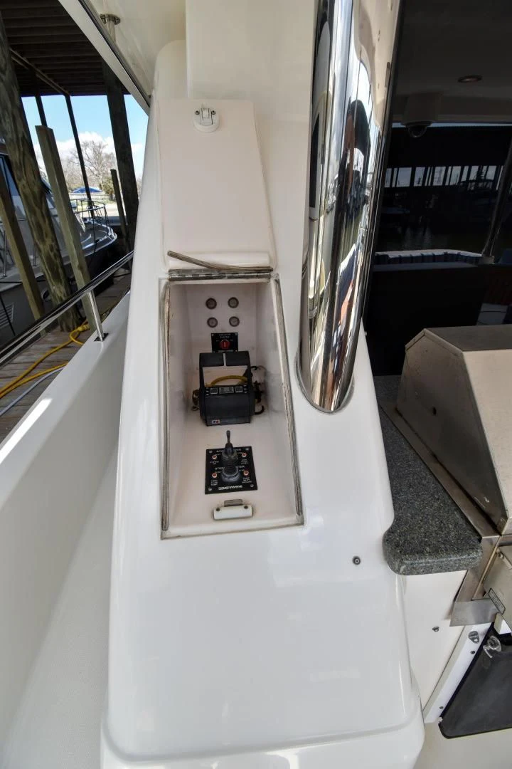 a machine on the counter aboard CLEW LESS Yacht for Sale