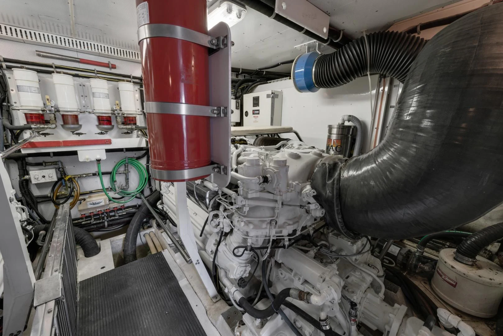 a large factory machinery aboard CLEW LESS Yacht for Sale