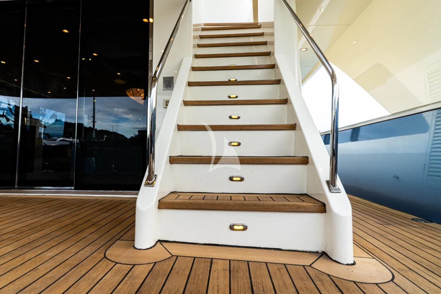 a white box with a handle aboard IRAMA Yacht for Sale