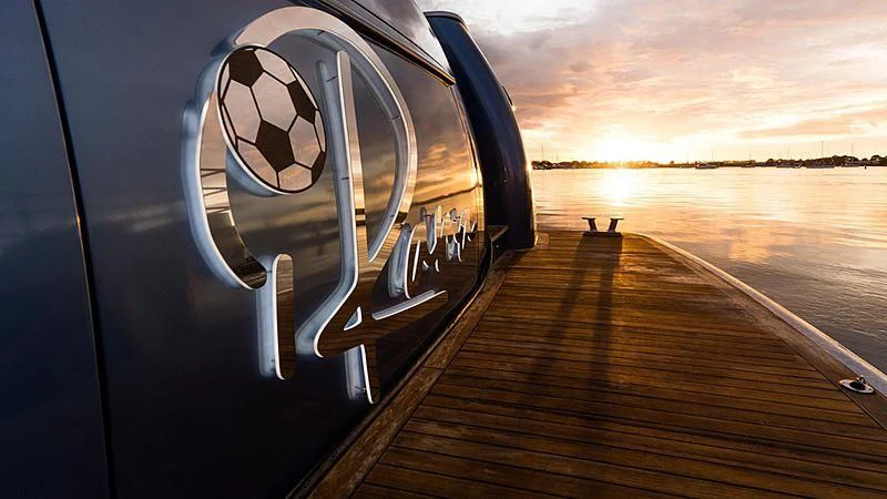 a person sitting in a plane aboard IRAMA Yacht for Sale