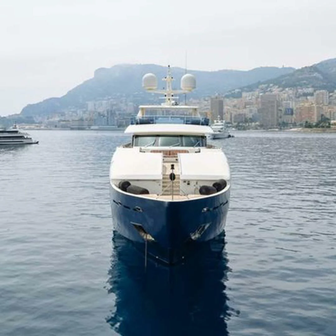 a boat in the water aboard IRAMA Yacht for Sale