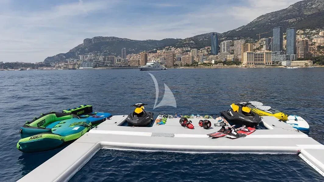 boats on the water aboard IRAMA Yacht for Sale