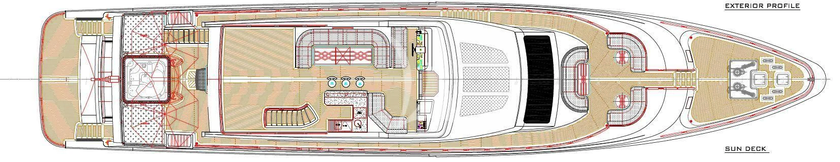 diagram aboard GRAND CRU Yacht for Sale