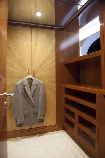 a towel from a hook aboard GRAND CRU Yacht for Sale