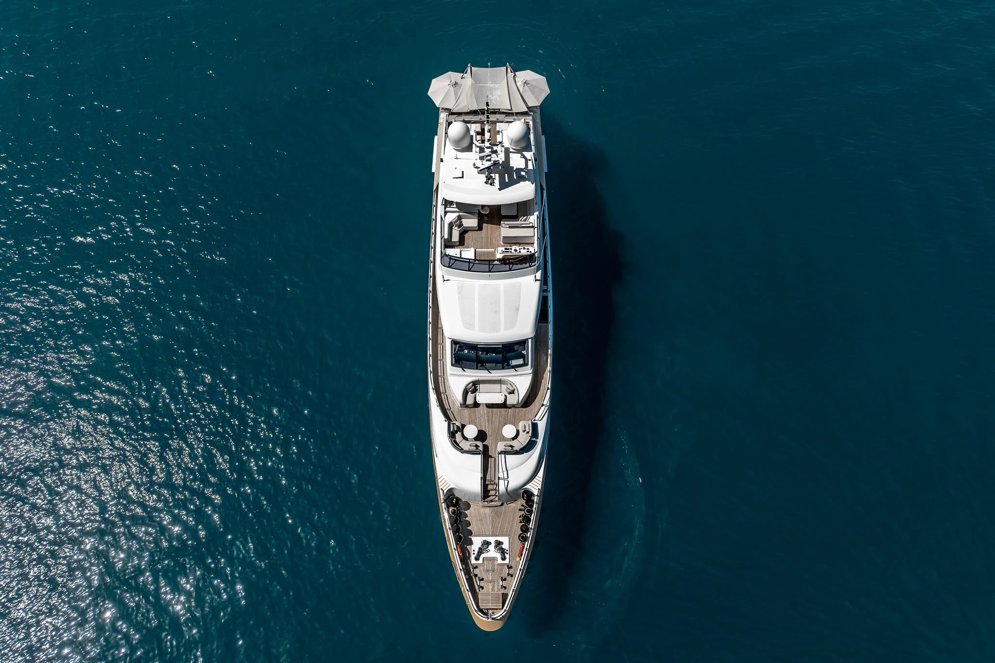 a ship in the water aboard GRAND CRU Yacht for Sale