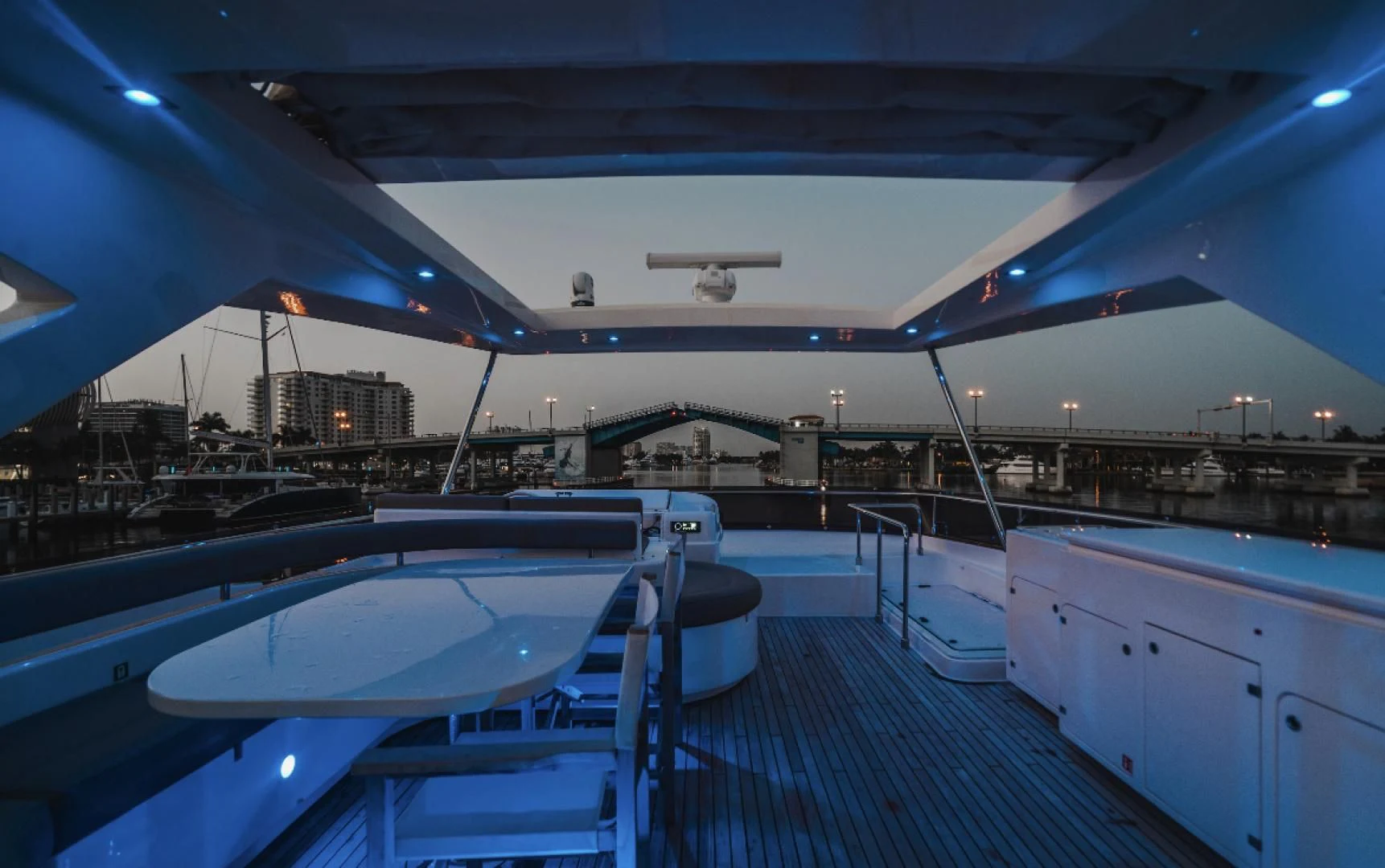 a pool in a building aboard TOP SHELF Yacht for Sale