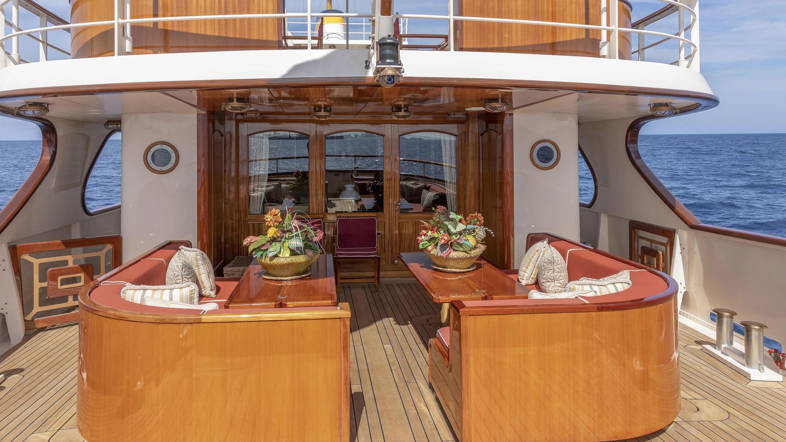 a boat on the water aboard MONTREVEL Yacht for Sale