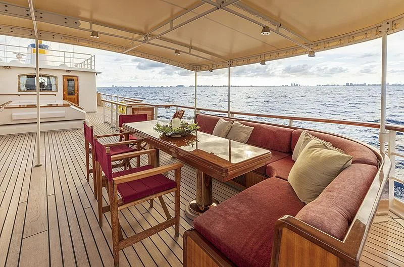 a boat on the water aboard MONTREVEL Yacht for Sale