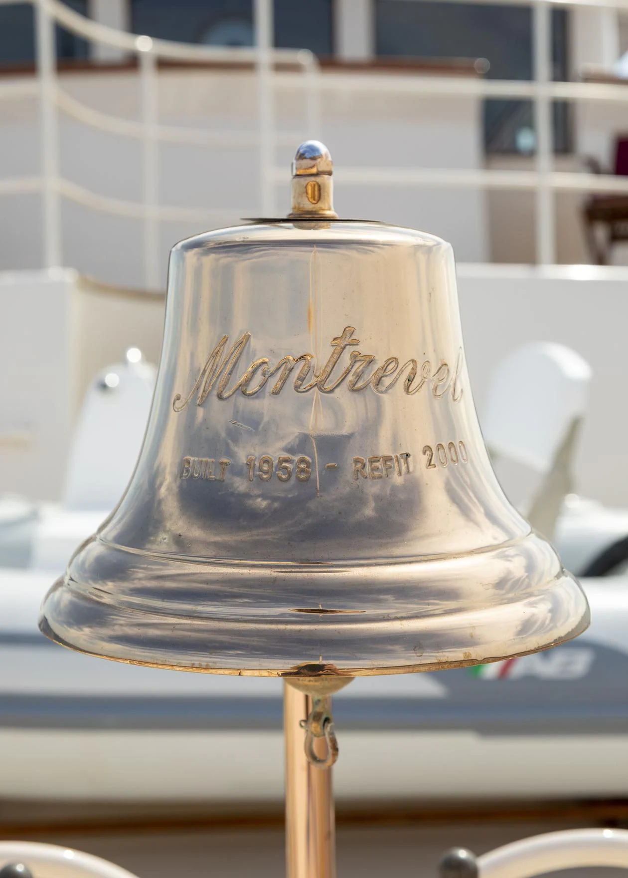 a glass jar with a lid aboard MONTREVEL Yacht for Sale