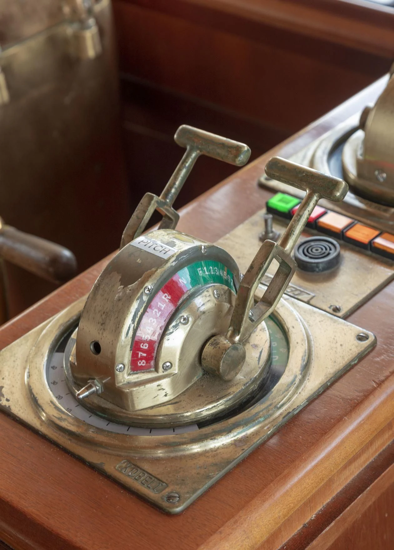 a metal object with a metal handle aboard MONTREVEL Yacht for Sale