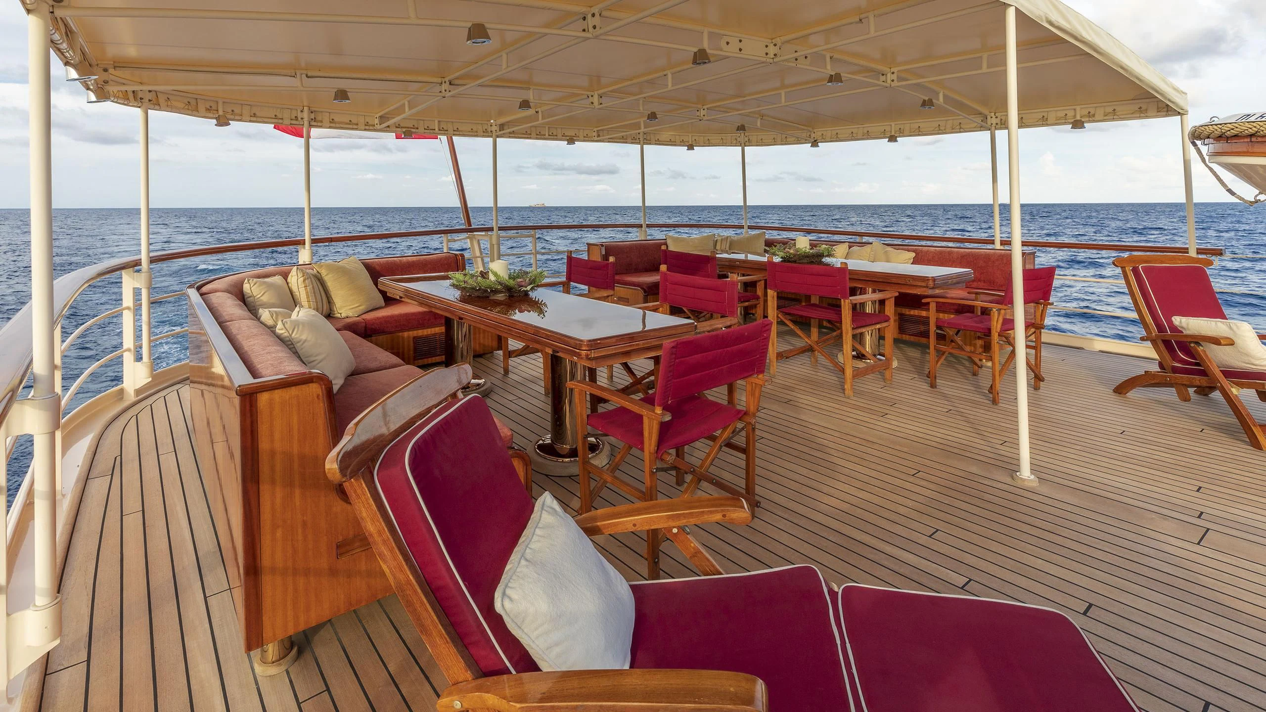 a boat on the water aboard MONTREVEL Yacht for Sale