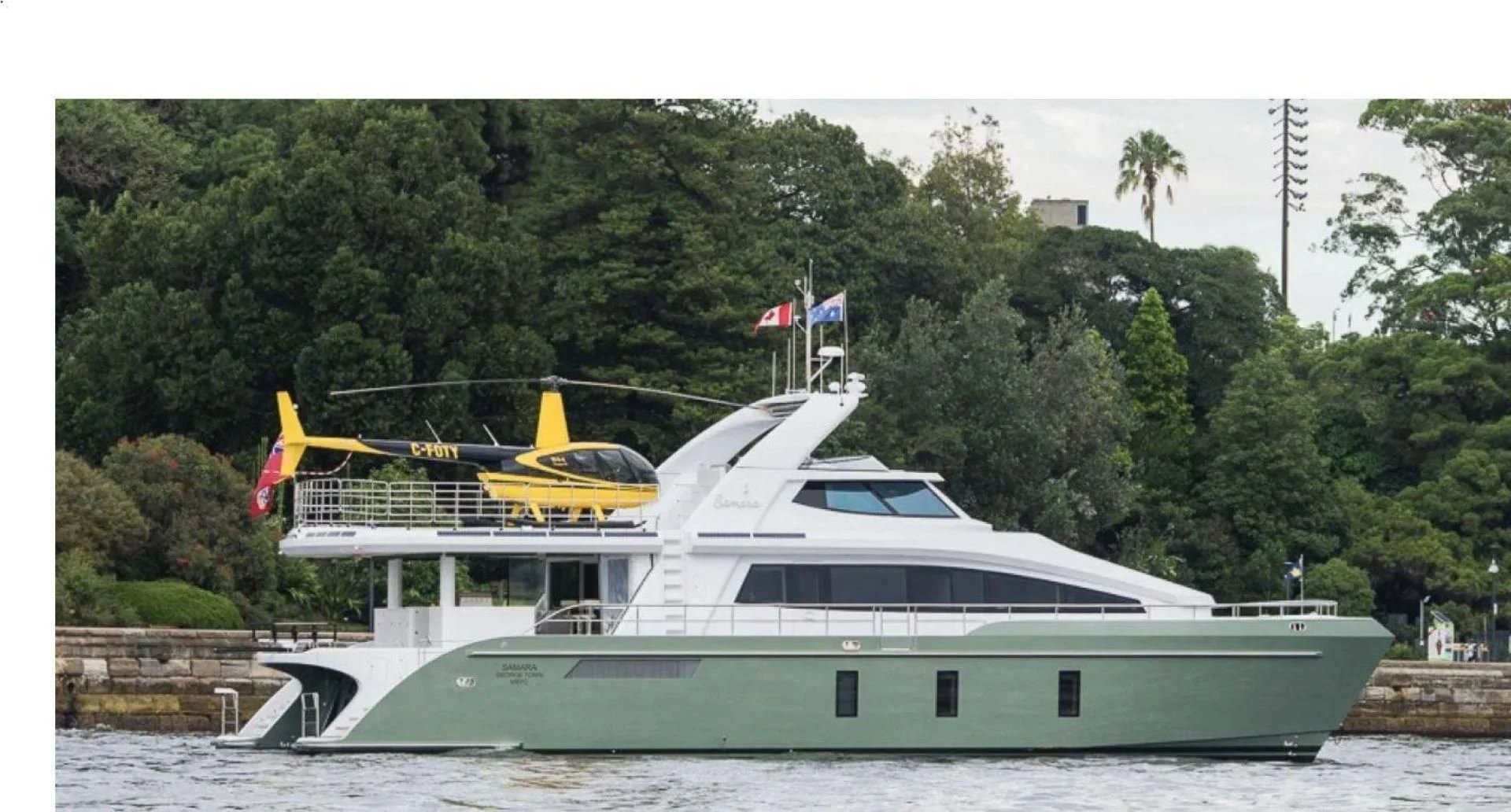 a boat on the water aboard SAMARA Yacht for Charter