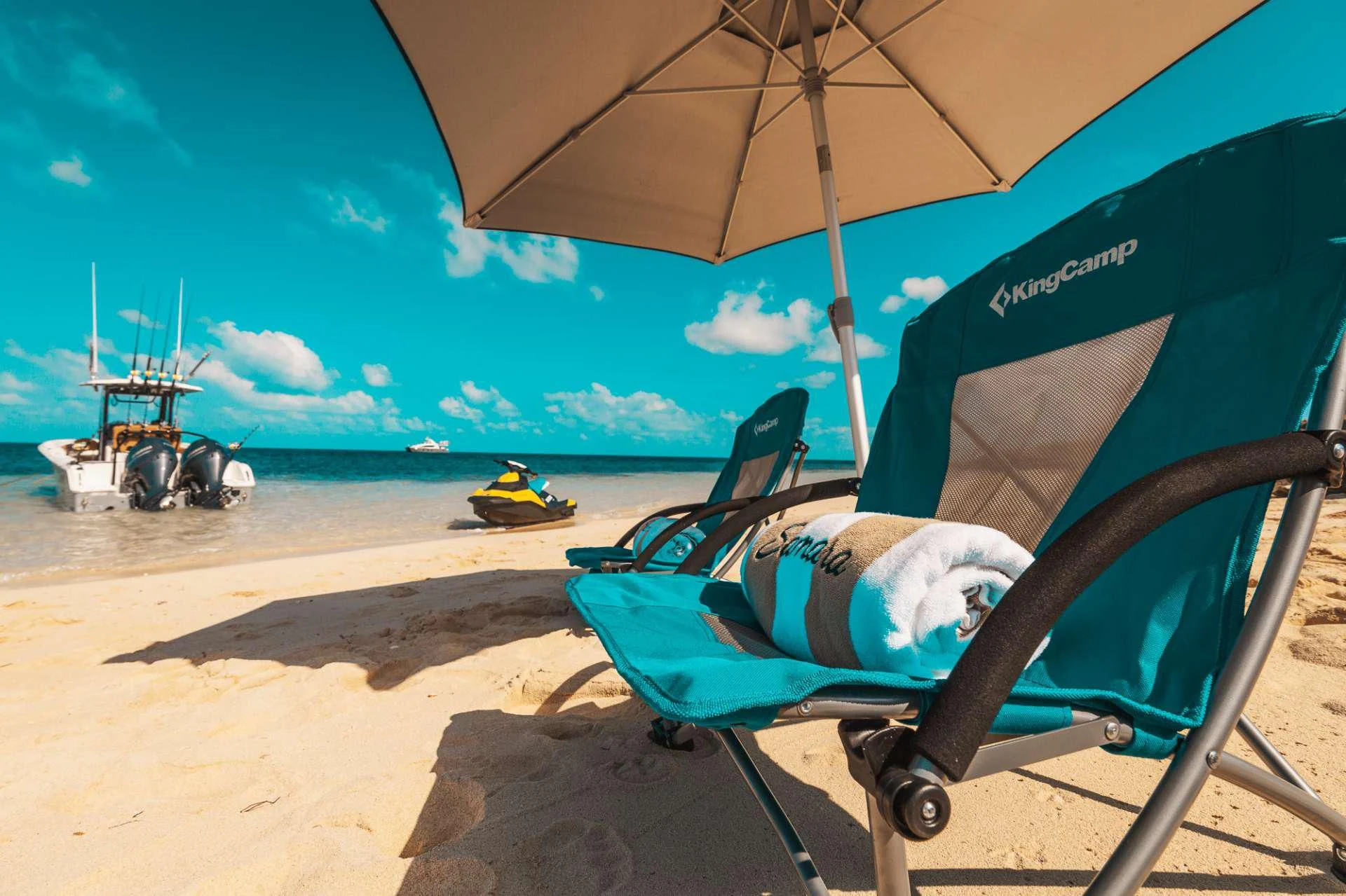 a baby in a stroller aboard SAMARA Yacht for Charter