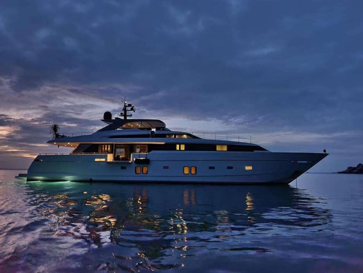 a boat in the water aboard OCTAVE Yacht for Sale