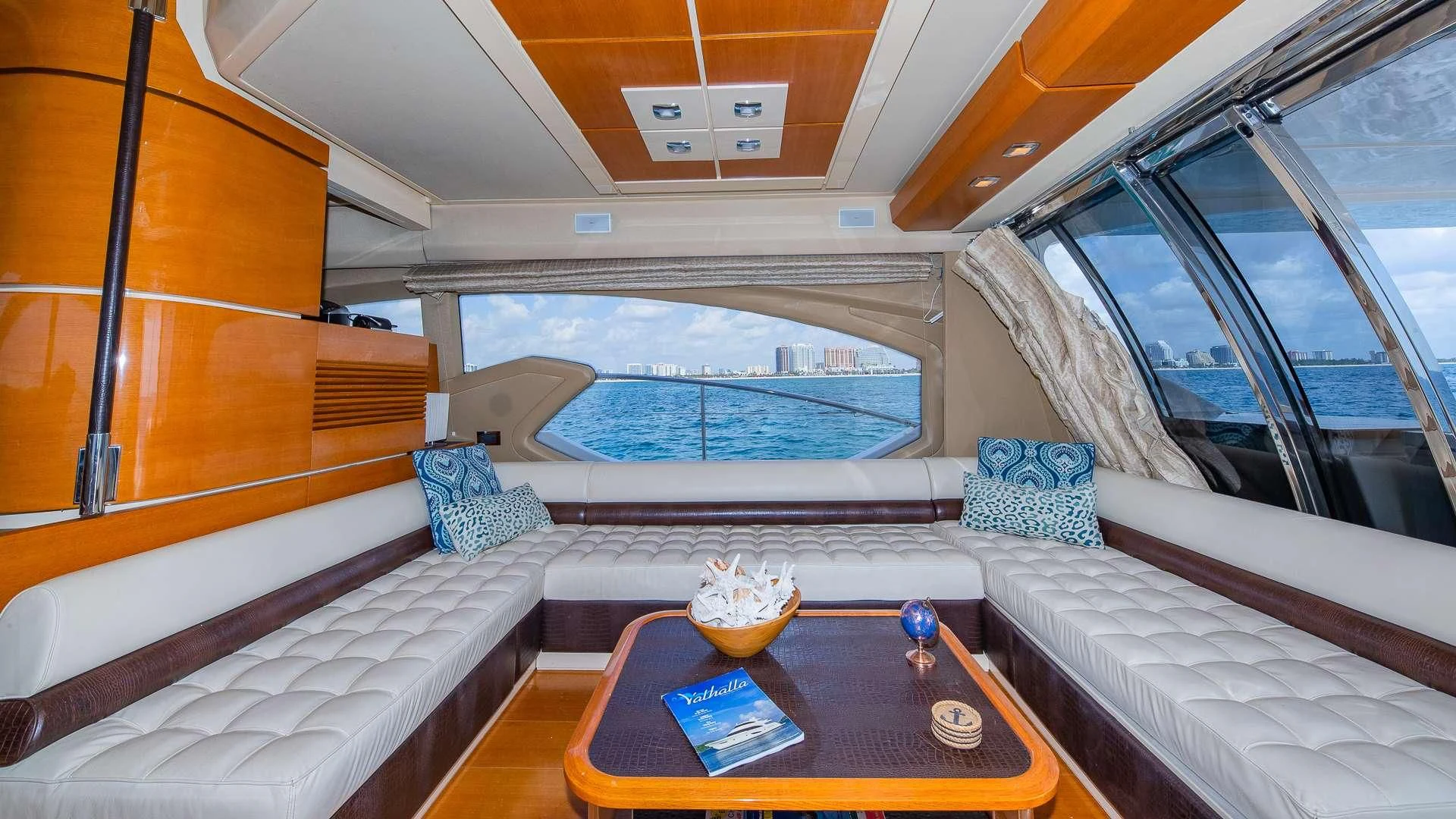 inside of a boat aboard WICKED Yacht for Sale