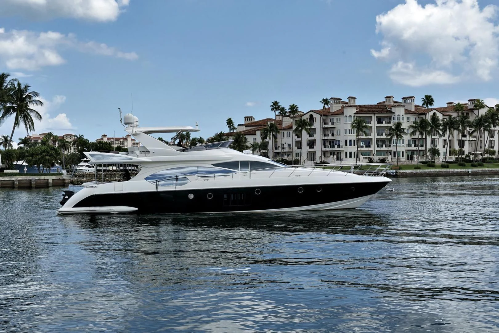 a boat in the water aboard WICKED Yacht for Sale