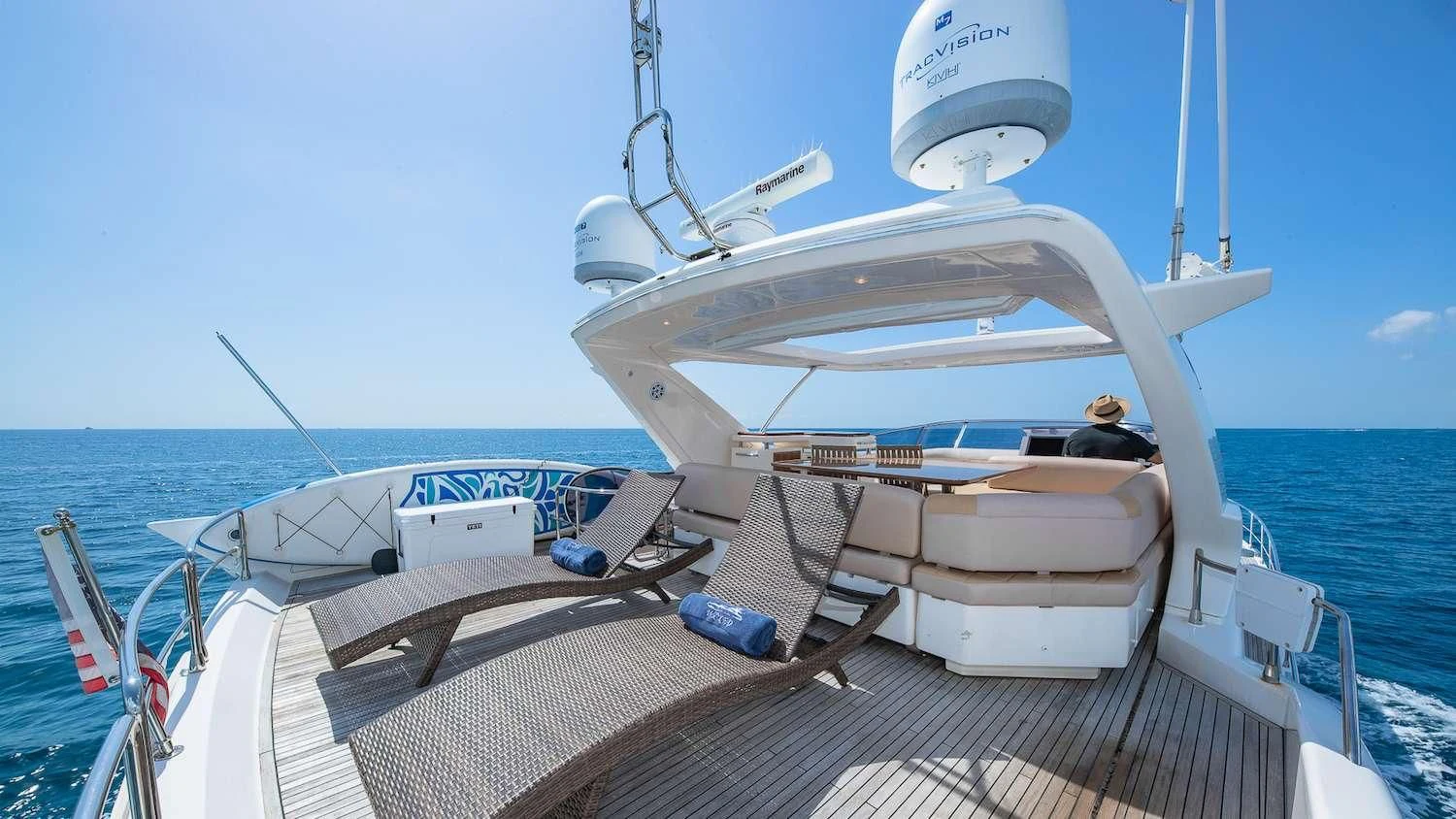 a boat on the water aboard WICKED Yacht for Sale