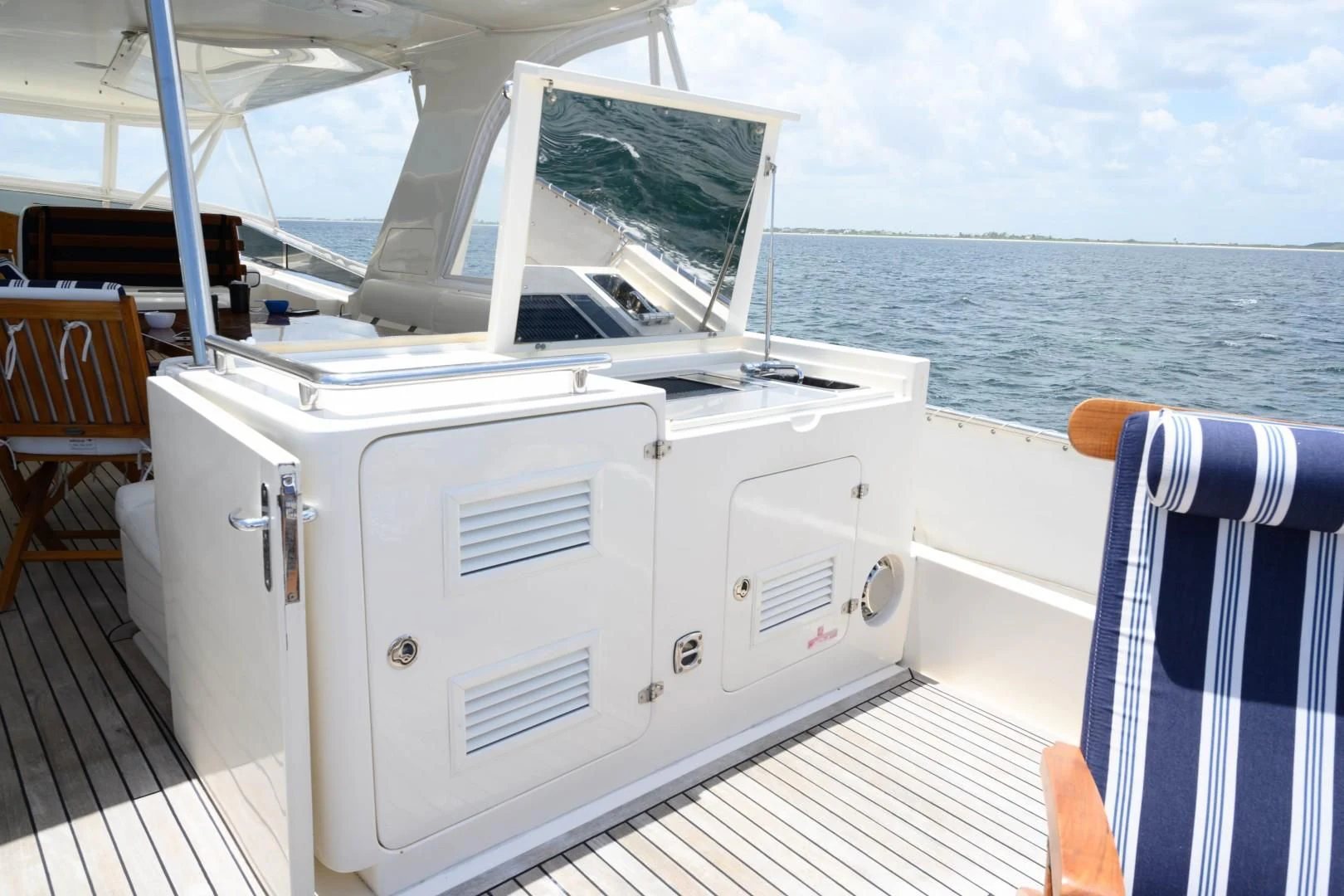 a boat on the water aboard VK Yacht for Sale