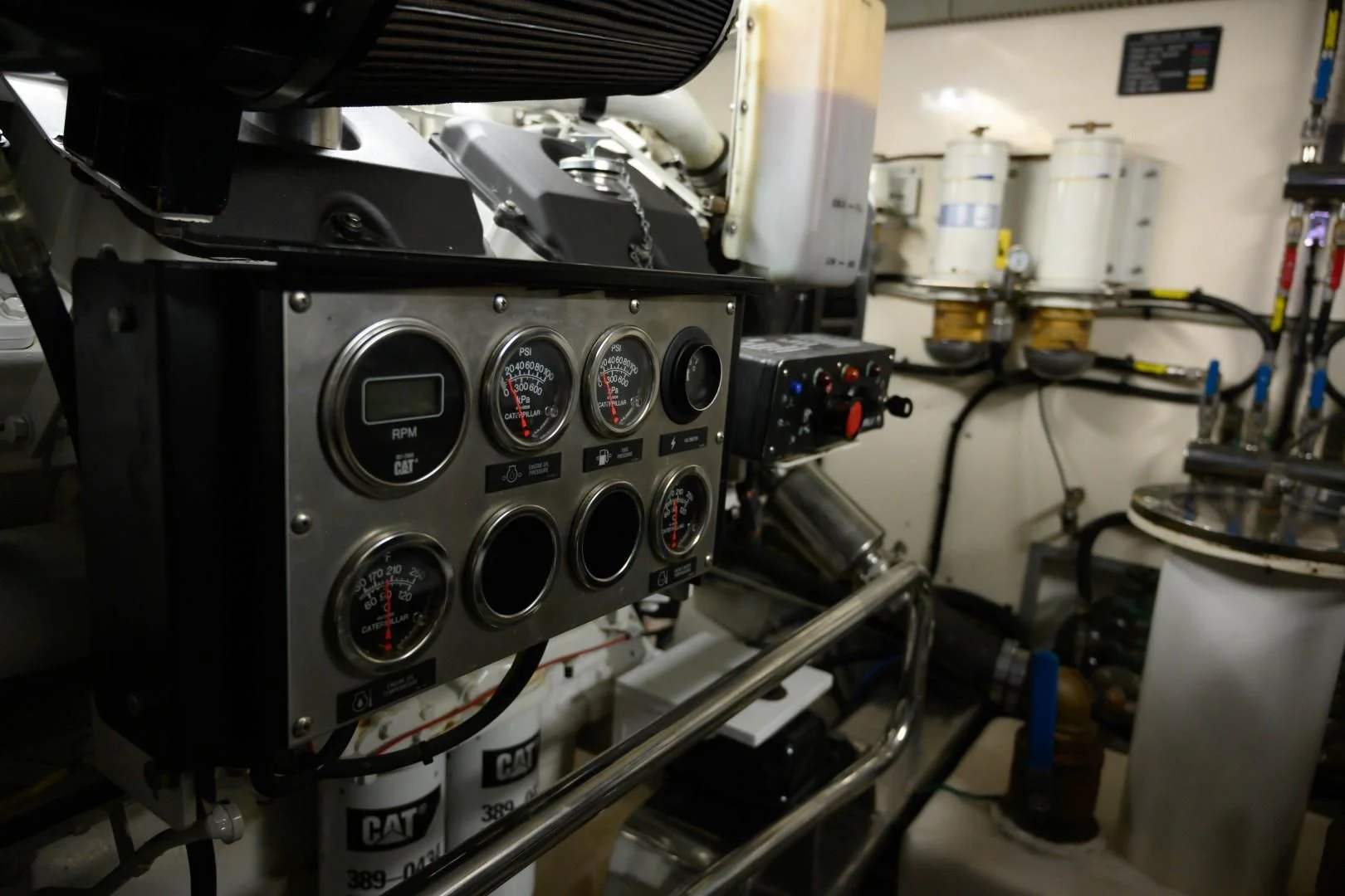 a machine with a large lens aboard VK Yacht for Sale