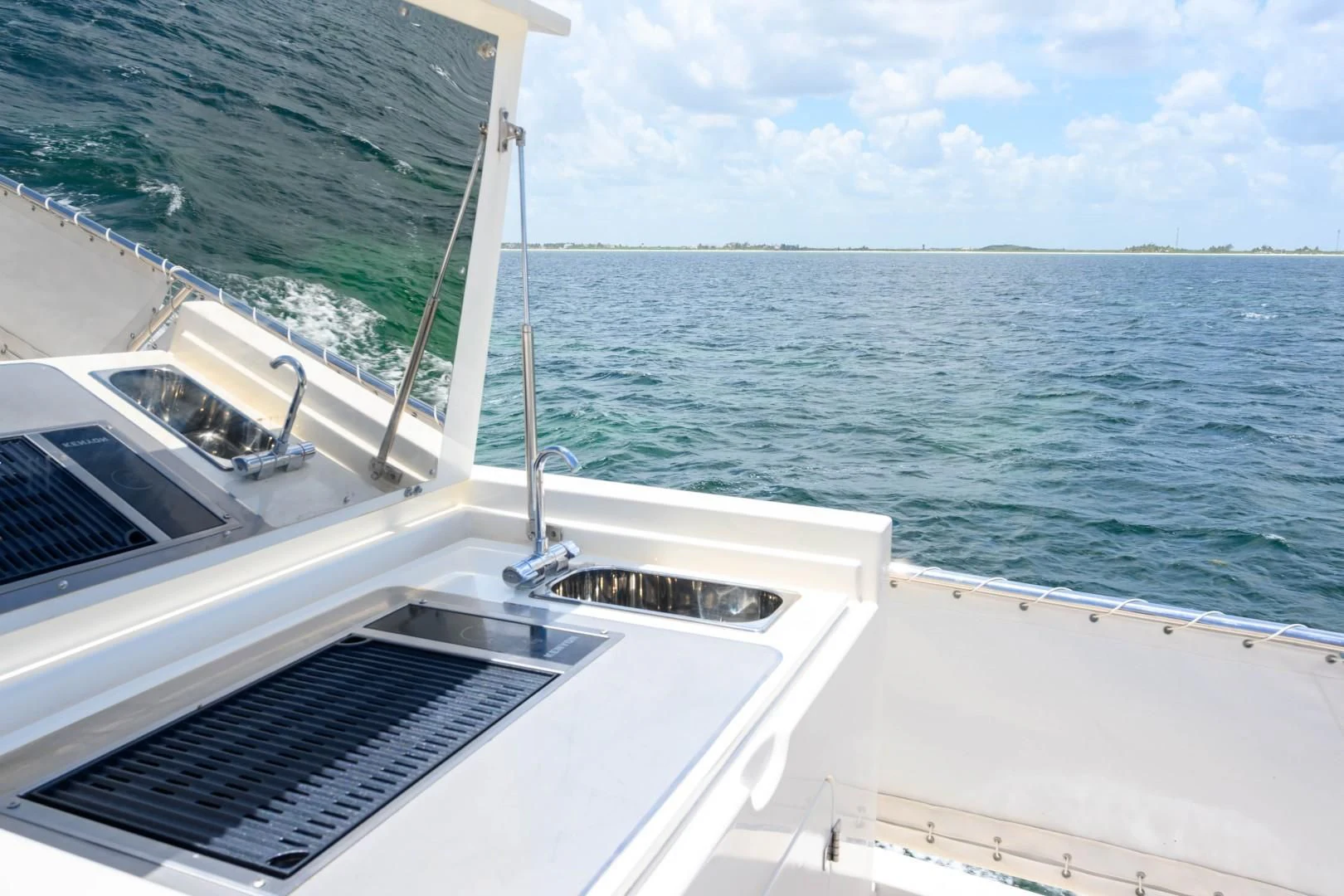 a boat on the water aboard VK Yacht for Sale