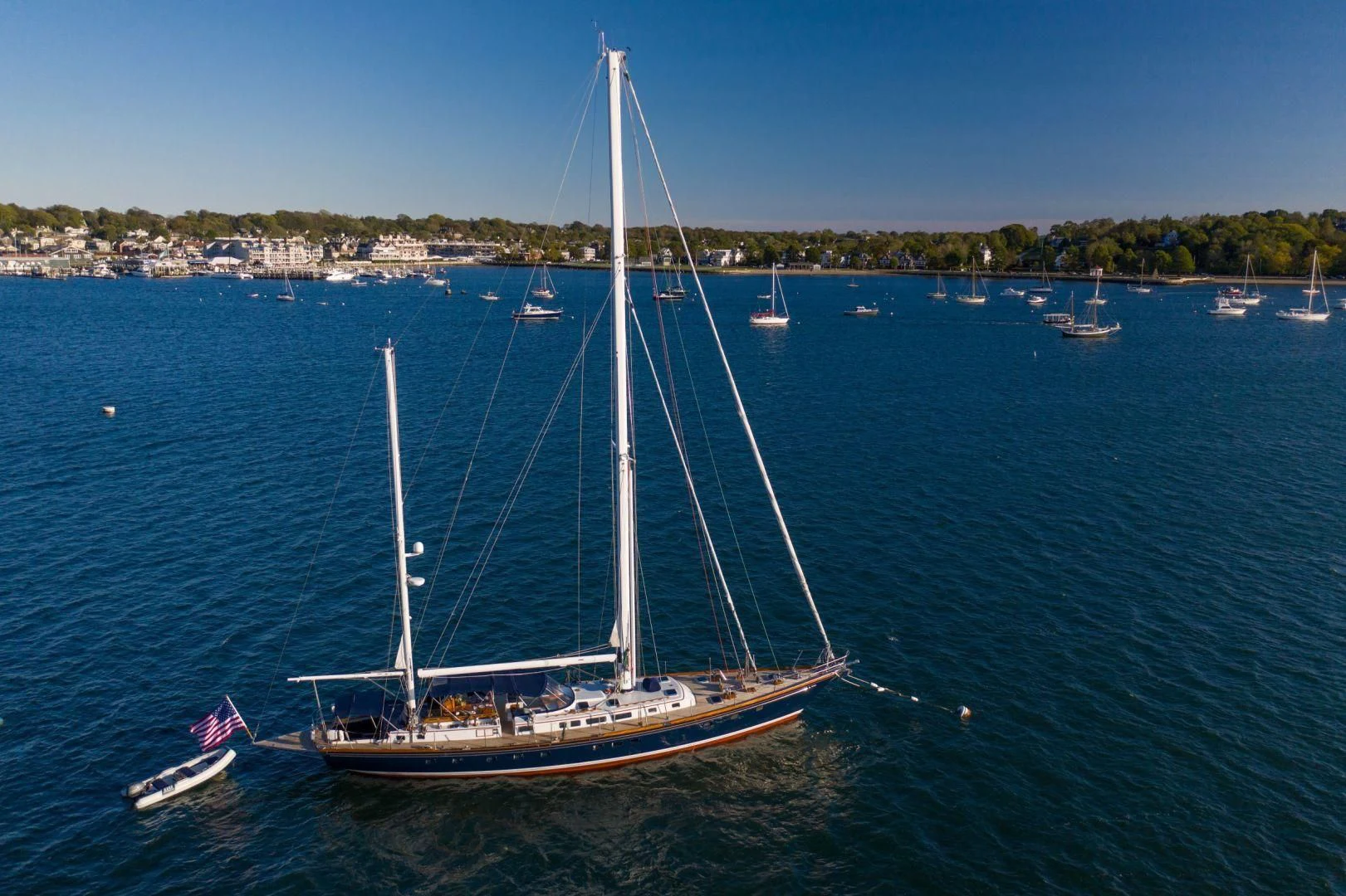 a sailboat on the water aboard HERMIE LOUISE Yacht for Sale