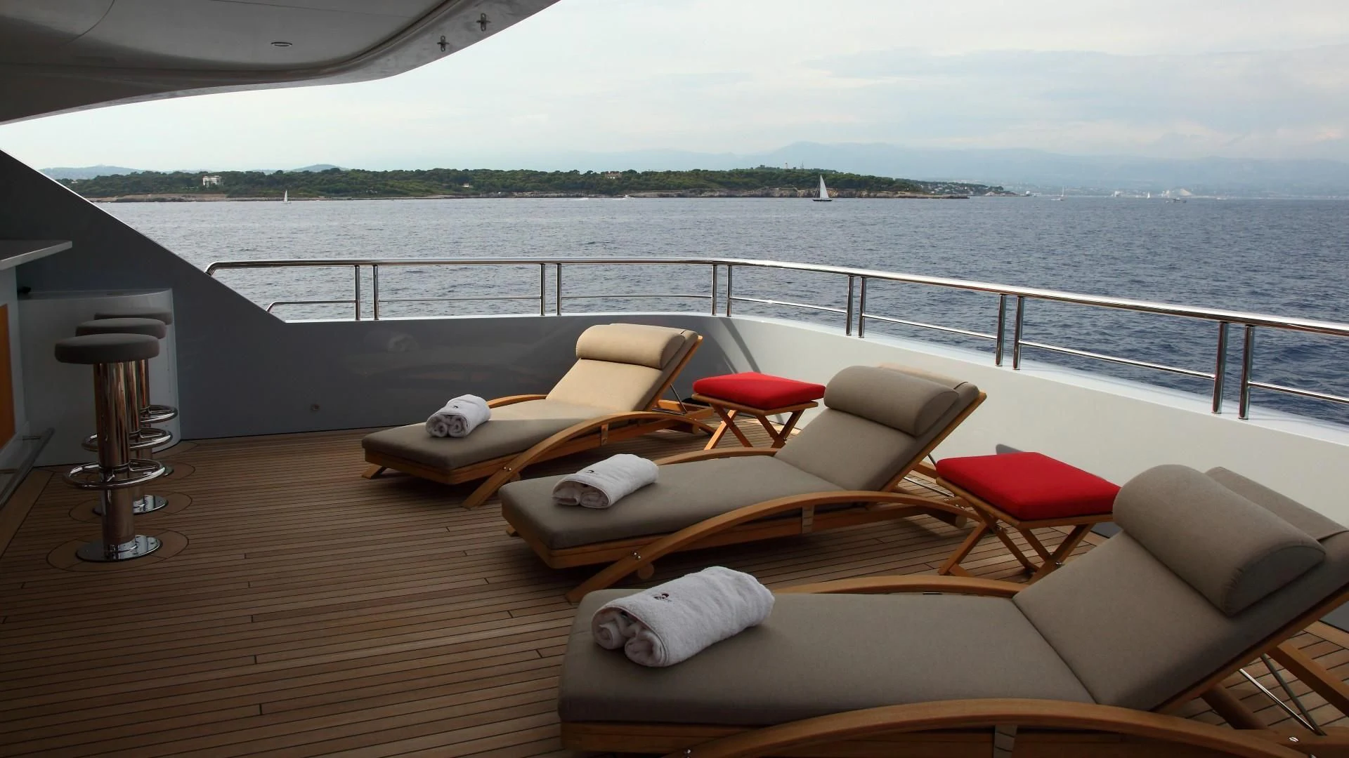 a boat on the water aboard 2 LADIES Yacht for Sale