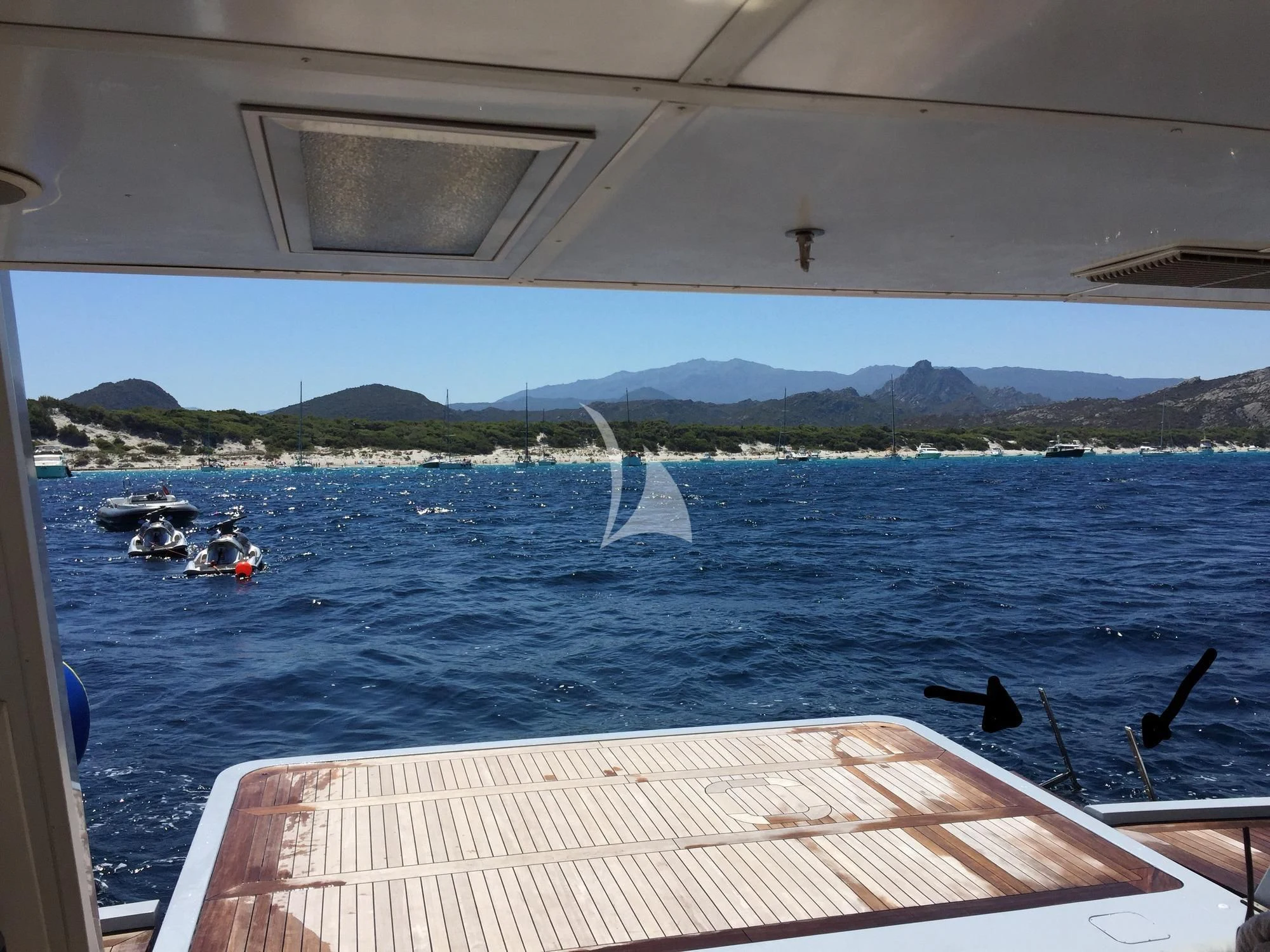 a boat on the water aboard 2 LADIES Yacht for Sale