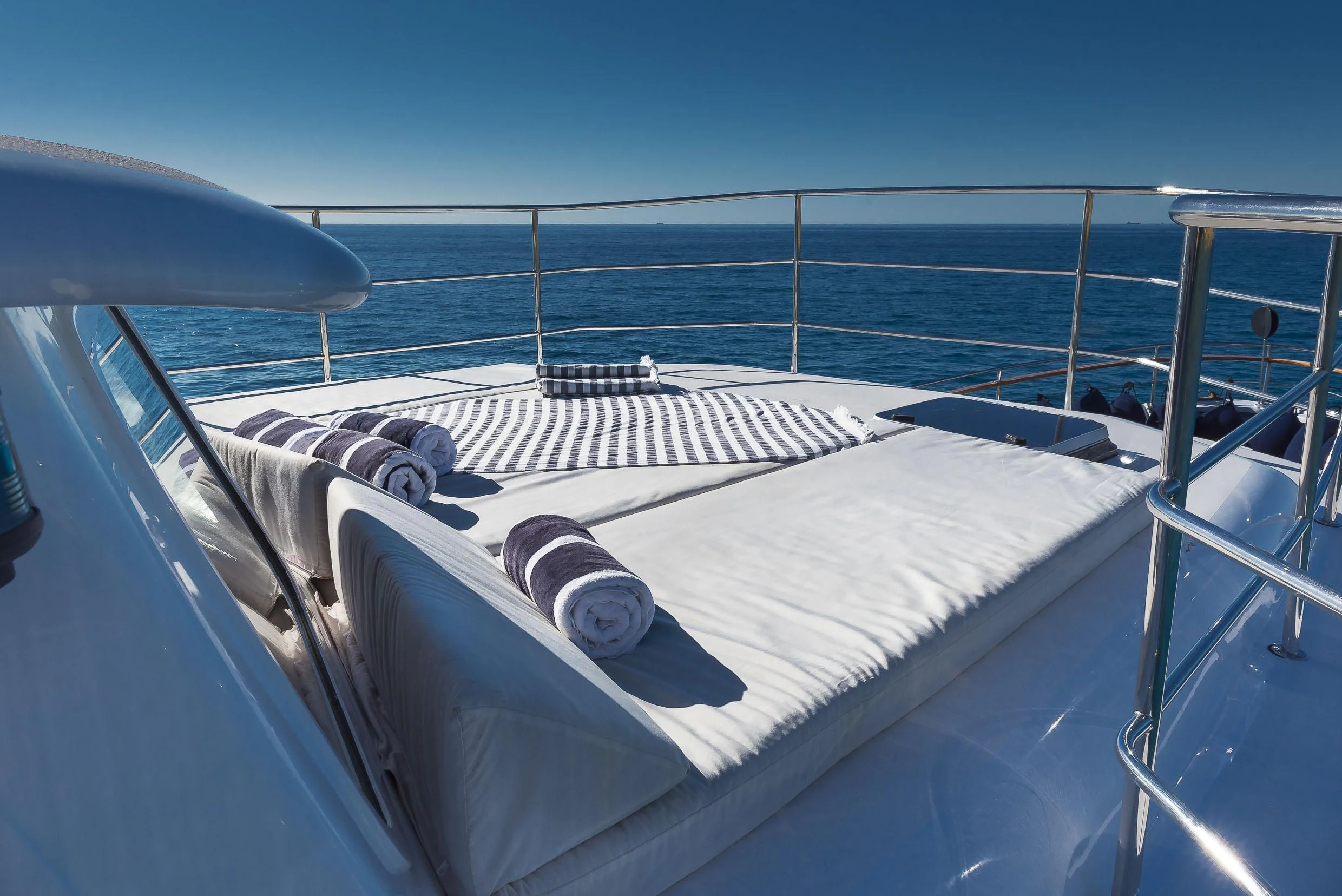 a boat on the water aboard 2 LADIES Yacht for Sale