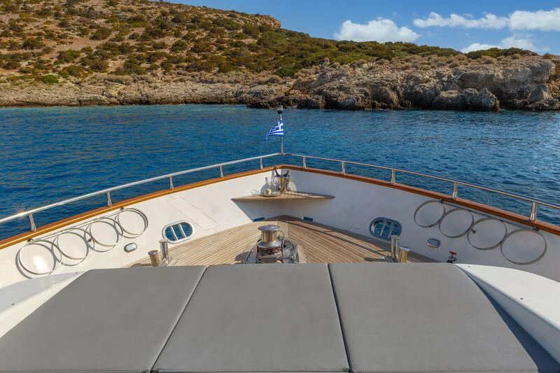a boat on the water aboard VYNO Yacht for Sale