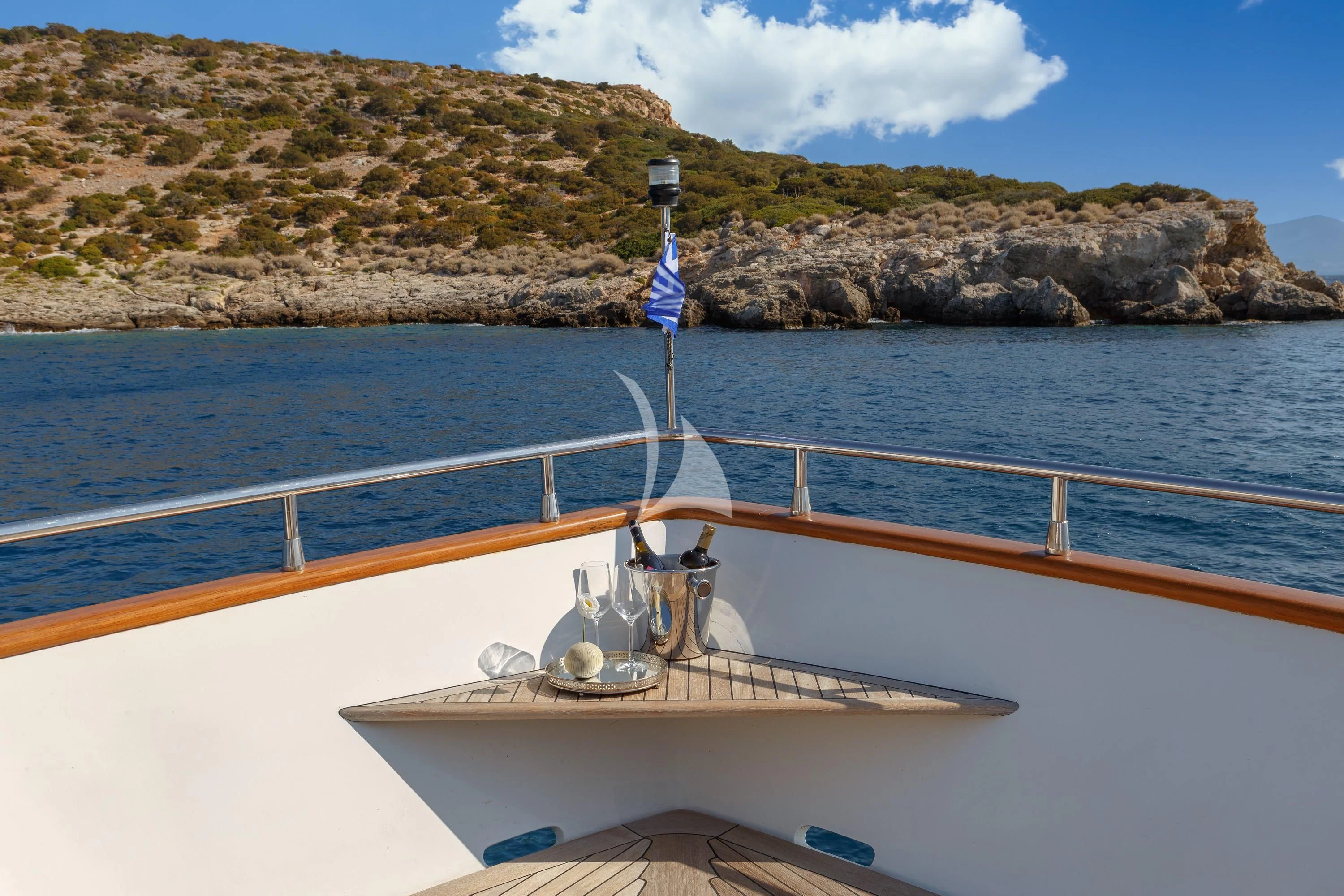 a boat on the water aboard VYNO Yacht for Sale