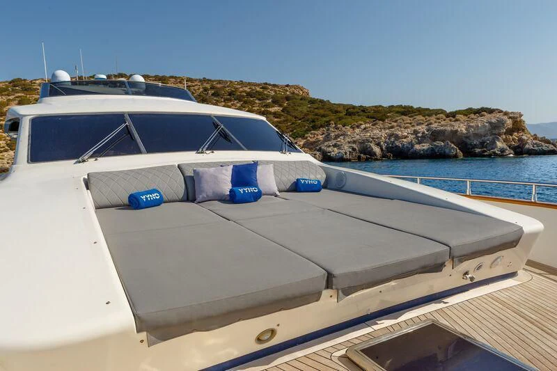 a boat on the water aboard VYNO Yacht for Sale