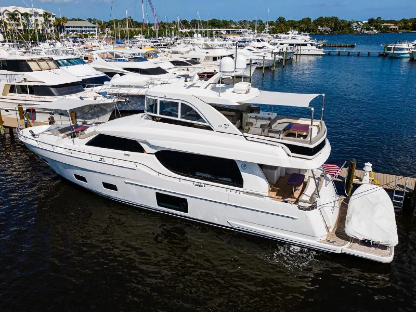 a group of boats in a harbor aboard JOHN BOAT Yacht for Sale