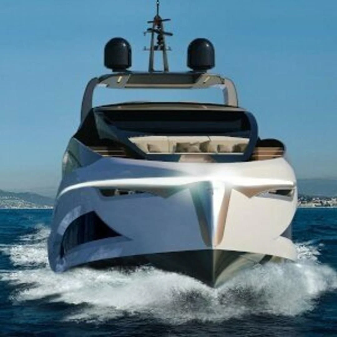 a boat in the water aboard LA VIE Yacht for Sale