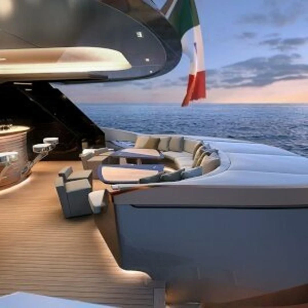 a boat on the water aboard LA VIE Yacht for Sale