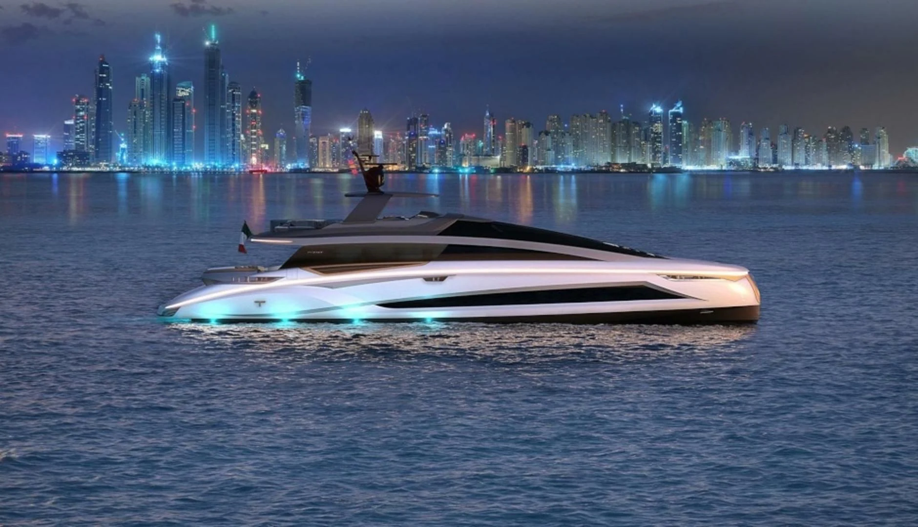 a boat on the water aboard LA VIE Yacht for Sale